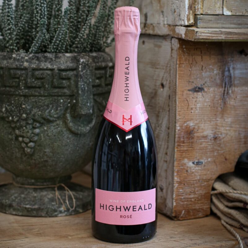 bottle of highweald rose nv